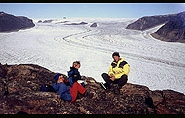 Thule glaciers Greenland