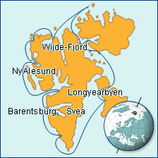 spitzbergenumrundung, Karte, polar-travel.com